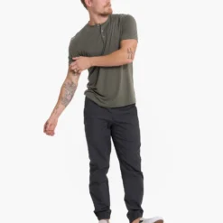 Linear Henley | Oregano 11 Linear Henley | Oregano -Deals Haute Drape Store V199ORE 3502