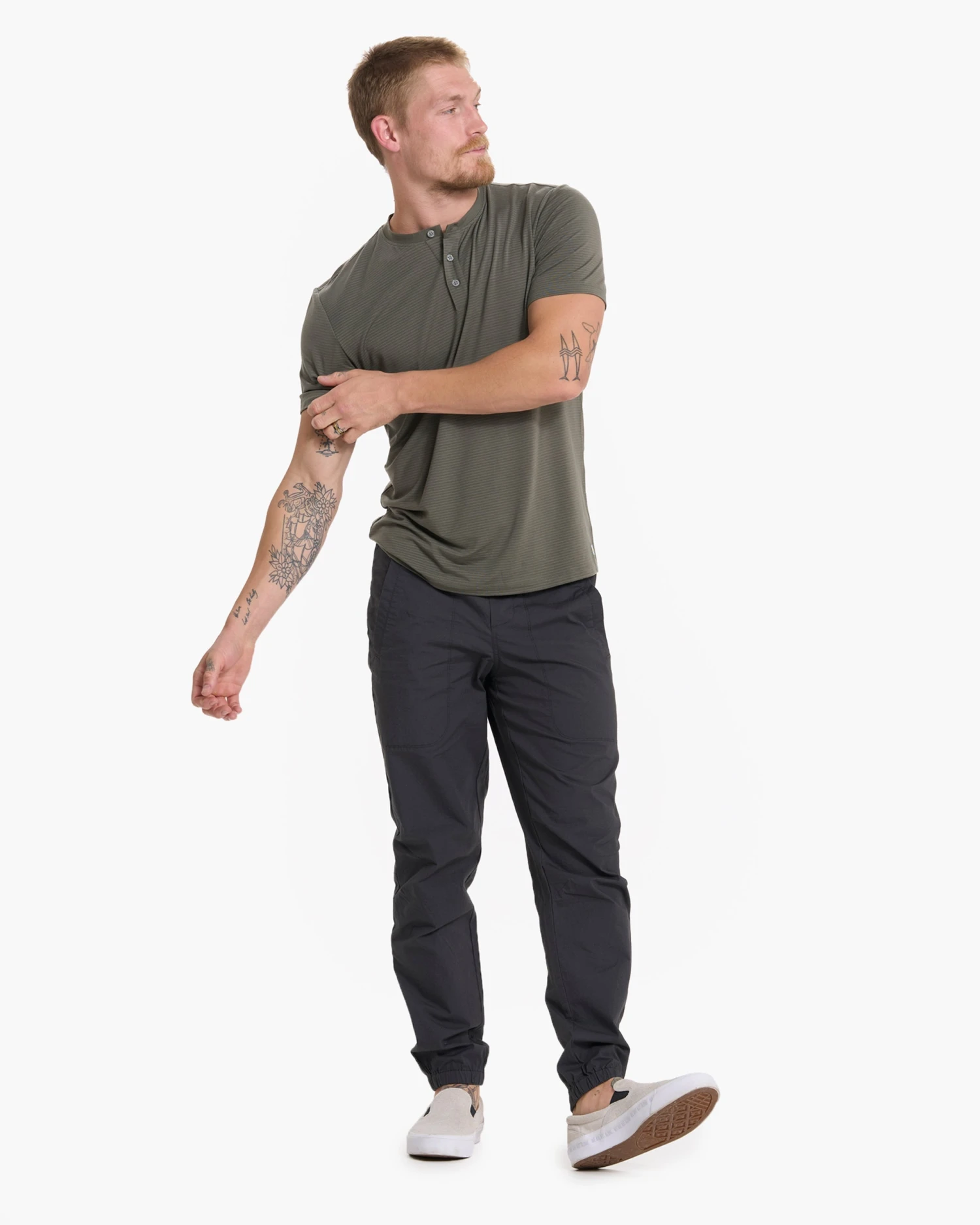 Linear Henley | Oregano 6 Linear Henley | Oregano - Image 6