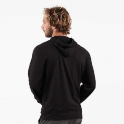 Jackson Hoodie | Black -Deals Haute Drape Store V213BLK 2
