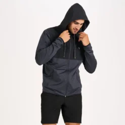 Sunday Element Jacket | Black Heather -Deals Haute Drape Store V215HBK 2 a12a97b1 f119 4f7f a991 8ef1f6a5b89a