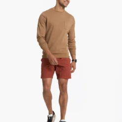 Jeffreys Pullover | Camel Heather -Deals Haute Drape Store V218CMH 1867