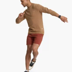 Jeffreys Pullover | Camel Heather -Deals Haute Drape Store V218CMH 1882