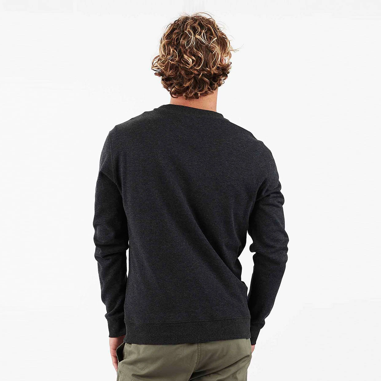 Jeffreys Pullover | Black Heather 1 Jeffreys Pullover | Black Heather