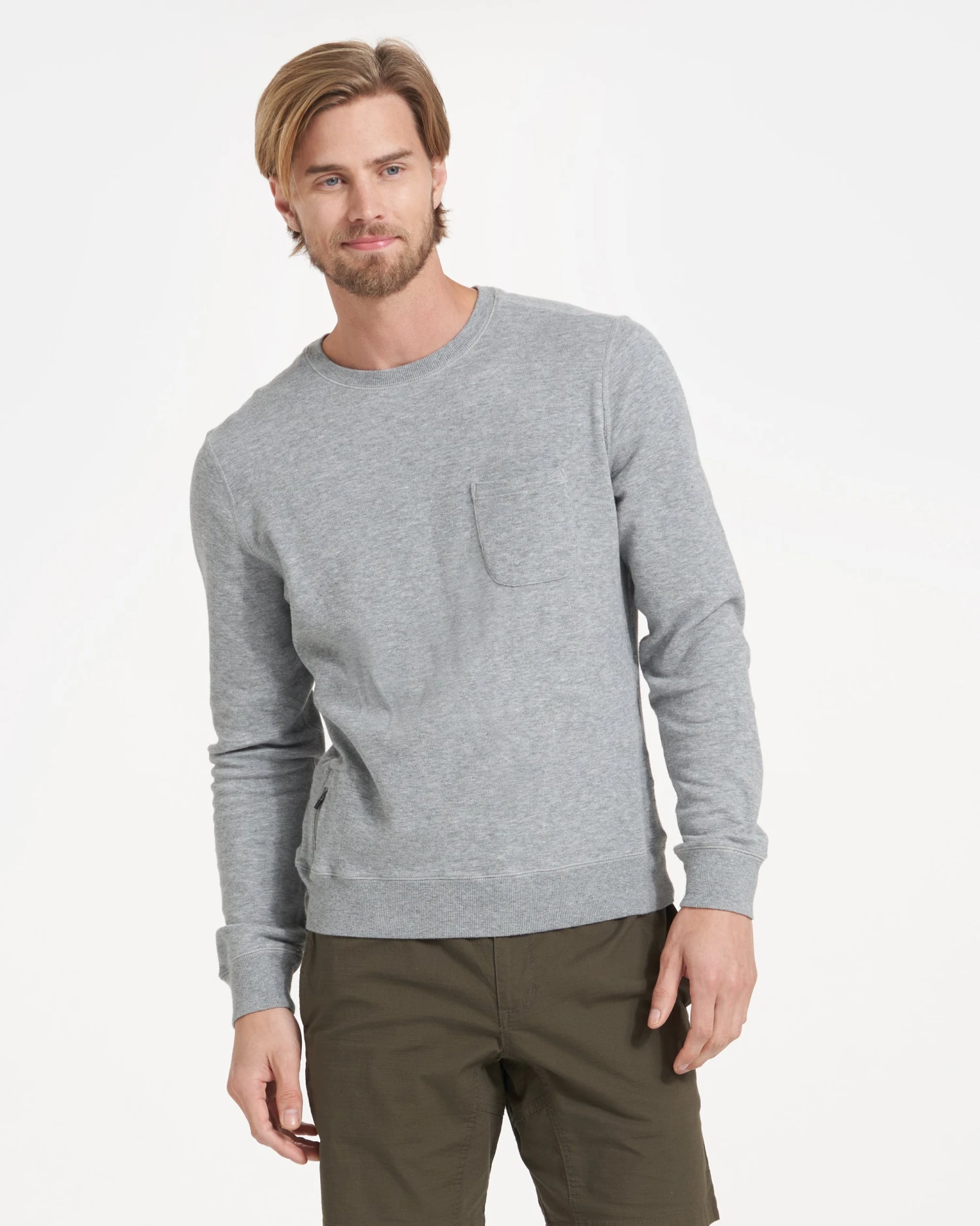 Jeffreys Pullover | Heather Grey 2 Jeffreys Pullover | Heather Grey - Image 2