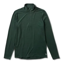 Ease Performance Half Zip | Blackened Green Heather