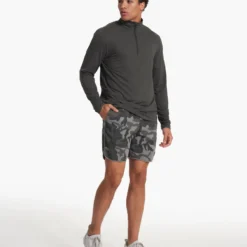 Ease Performance Half Zip | Charcoal Heather -Deals Haute Drape Store V221HCC SP21 M ECOMM FULL 2508