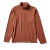 Ease Performance Half Zip | Copper Heather