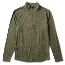 Ease Performance Half Zip | Evergreen Heather