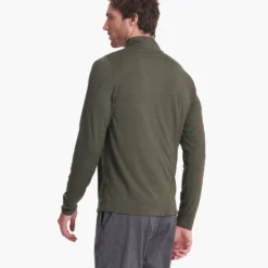 Ease Performance Half Zip | Forest Heather -Deals Haute Drape Store V221HFO FA22 M ECOMM TOP 2674