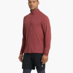 Ease Performance Half Zip | Currant Heather -Deals Haute Drape Store V221HUT 2753