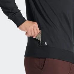 Ponto Performance Crew | Black -Deals Haute Drape Store V224BLK 4