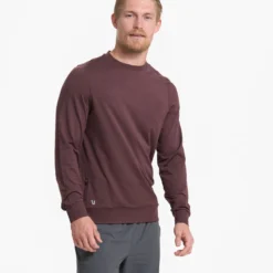 Ponto Performance Crew | Chestnut Heather -Deals Haute Drape Store V224HCH 1937