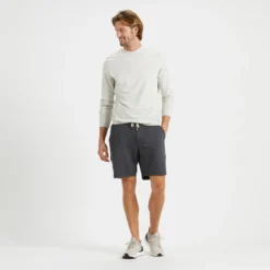 Ponto Performance Crew | Dove Grey Heather -Deals Haute Drape Store V224HDG 4