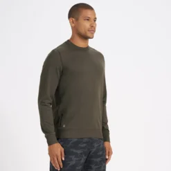 Ponto Performance Crew | Oregano Heather -Deals Haute Drape Store V224HOR 2