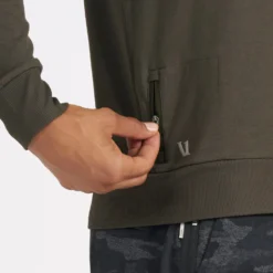 Ponto Performance Crew | Oregano Heather -Deals Haute Drape Store V224HOR 4