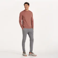 Ponto Performance Crew | Terracotta Heather -Deals Haute Drape Store V224HTE 3290