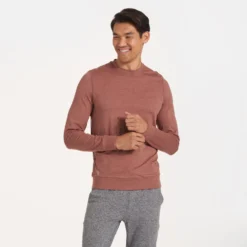 Ponto Performance Crew | Terracotta Heather -Deals Haute Drape Store V224HTE 3316