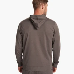 Coronado Hoodie | Cocoa Heather 8 Coronado Hoodie | Cocoa Heather -Deals Haute Drape Store V243COH FA23 M ECOMM fleece BACK TOPS 5