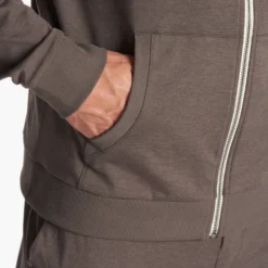 Coronado Hoodie | Cocoa Heather 11 Coronado Hoodie | Cocoa Heather -Deals Haute Drape Store V243COH FA23 M ECOMM fleece DETAIL 8