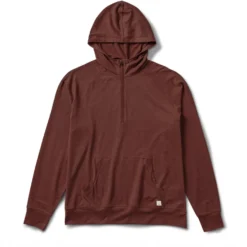 Ponto Performance Half Zip Hoodie | Cedar Heather