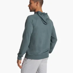 Ponto Performance Half Zip Hoodie | Lake Heather -Deals Haute Drape Store V244HLK FA23 M ECOMM fleece BACK TOPS 6