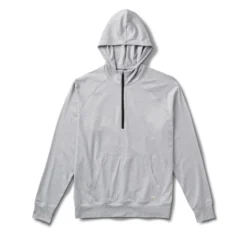 Ponto Performance Half Zip Hoodie | Platinum Heather