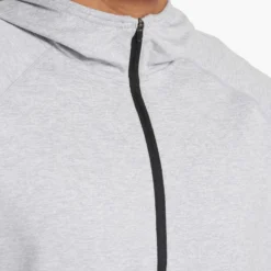Ponto Performance Half Zip Hoodie | Platinum Heather -Deals Haute Drape Store V244HPT SP21 M ECOMM TOP 0073