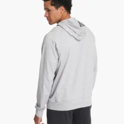 Ponto Performance Half Zip Hoodie | Platinum Heather -Deals Haute Drape Store V244HPT SP21 M ECOMM TOP 0087