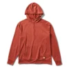 Ponto Performance Half Zip Hoodie | Red Clay Heather