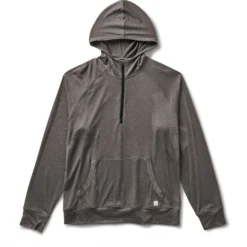 Ponto Performance Half Zip Hoodie | Smoke Heather