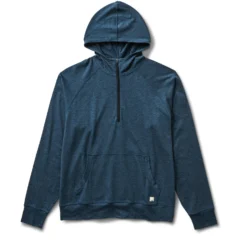 Ponto Performance Half Zip Hoodie | Indigo Heather