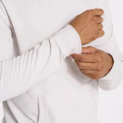 Austin Hoodie | Oatmeal Heather -Deals Haute Drape Store V254HOM SP23 M ECOMM FLEECE DETAIL 1673 1x1 6488fecd cd05 419f 9b5b a4132bf44912