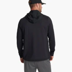 Sunday Element Hoodie | Black 9 Sunday Element Hoodie | Black -Deals Haute Drape Store V264BLK FA23 M ECOMM fleece BACK TOPS 4
