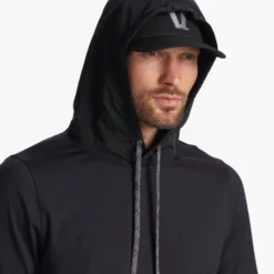 Sunday Element Hoodie | Black 8 Sunday Element Hoodie | Black -Deals Haute Drape Store V264BLK FA23 M ECOMM fleece DETAIL 5