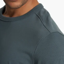 Belleview Crew | Lake -Deals Haute Drape Store V280LAK FA23 M ECOMM fleece DETAIL 6