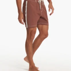 Puerto Boardshort | Hazelnut -Deals Haute Drape Store V3004HZN SP23 M ECOMM BOARDSHORTS DETAIL 0961