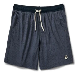 Kore Short | Azure Dashed Lines