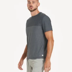 Grandview Tech Tee | Black Heather -Deals Haute Drape Store V302EUC 1021