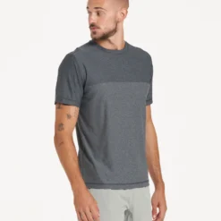 Grandview Tech Tee | Black Heather -Deals Haute Drape Store V302EUC 1031