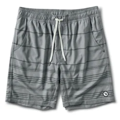Kore Short | Grey Linen Stripe