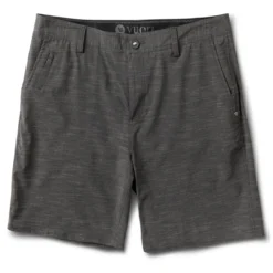 Maldive Short | Black Textured Stripe