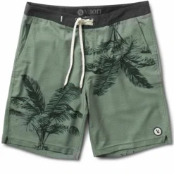Equator Boardshort | Army Palm Frond
