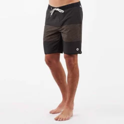 Cruise Boardshort | Charcoal Acorn Stripe -Deals Haute Drape Store V314.16CAS 3