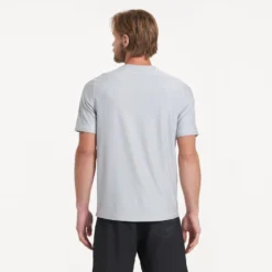 Short-Sleeve Uluwatu 2.0 Water Tee | Platinum Heather -Deals Haute Drape Store V314BLK 3285