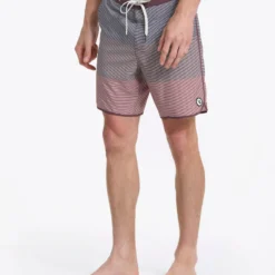 Cruise Boardshort | Chestnut Wave Stripe -Deals Haute Drape Store V314CHW 1320