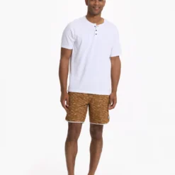 Cruise Boardshort | Caramel Slub -Deals Haute Drape Store V314CSB 10027