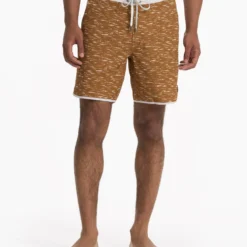 Cruise Boardshort | Caramel Slub -Deals Haute Drape Store V314CSB 10073