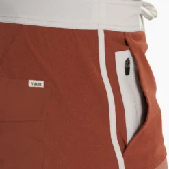 Cruise Boardshort | Dark Penny Linen Texture Block -Deals Haute Drape Store V314DPBbacknew