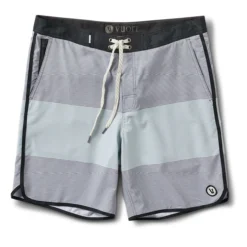 Cruise Boardshort | Grey Sea Glass Wave Stripe