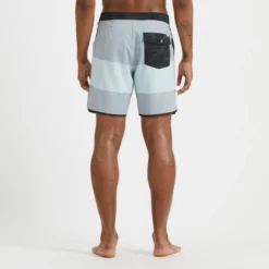 Cruise Boardshort | Grey Sea Glass Wave Stripe -Deals Haute Drape Store V314GSW 3